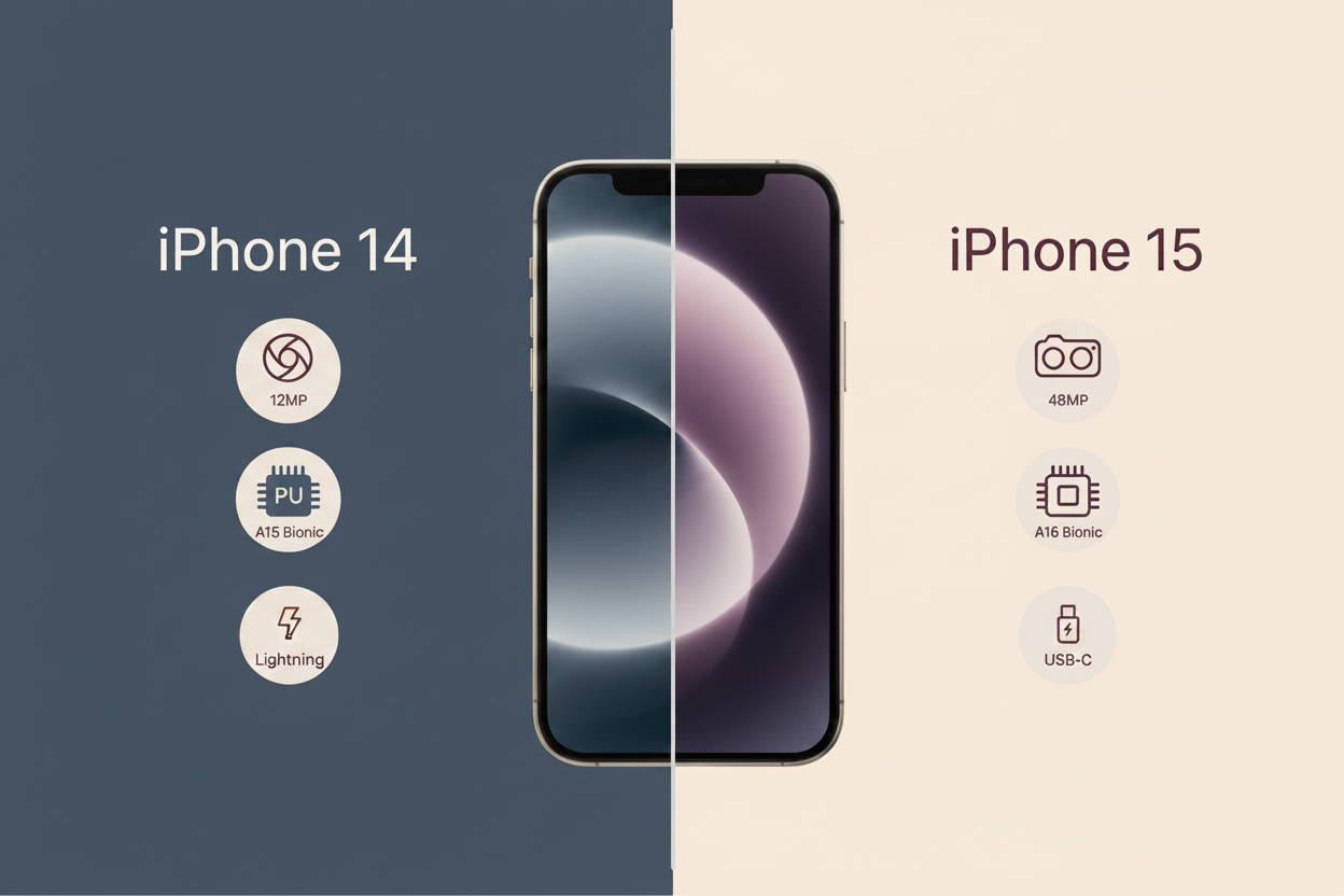 Hvad skal jeg vælge? iPhone 14 eller iPhone 15