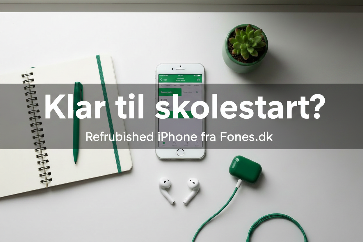 Køb refurbished iPhone til skolestart